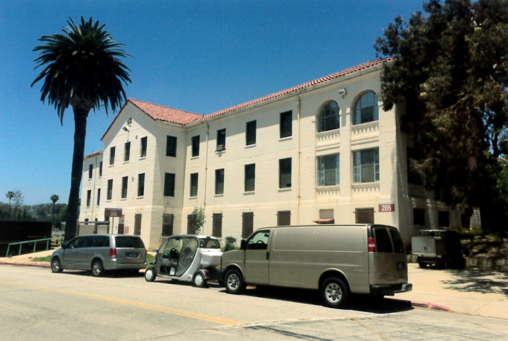 South view of Building 205